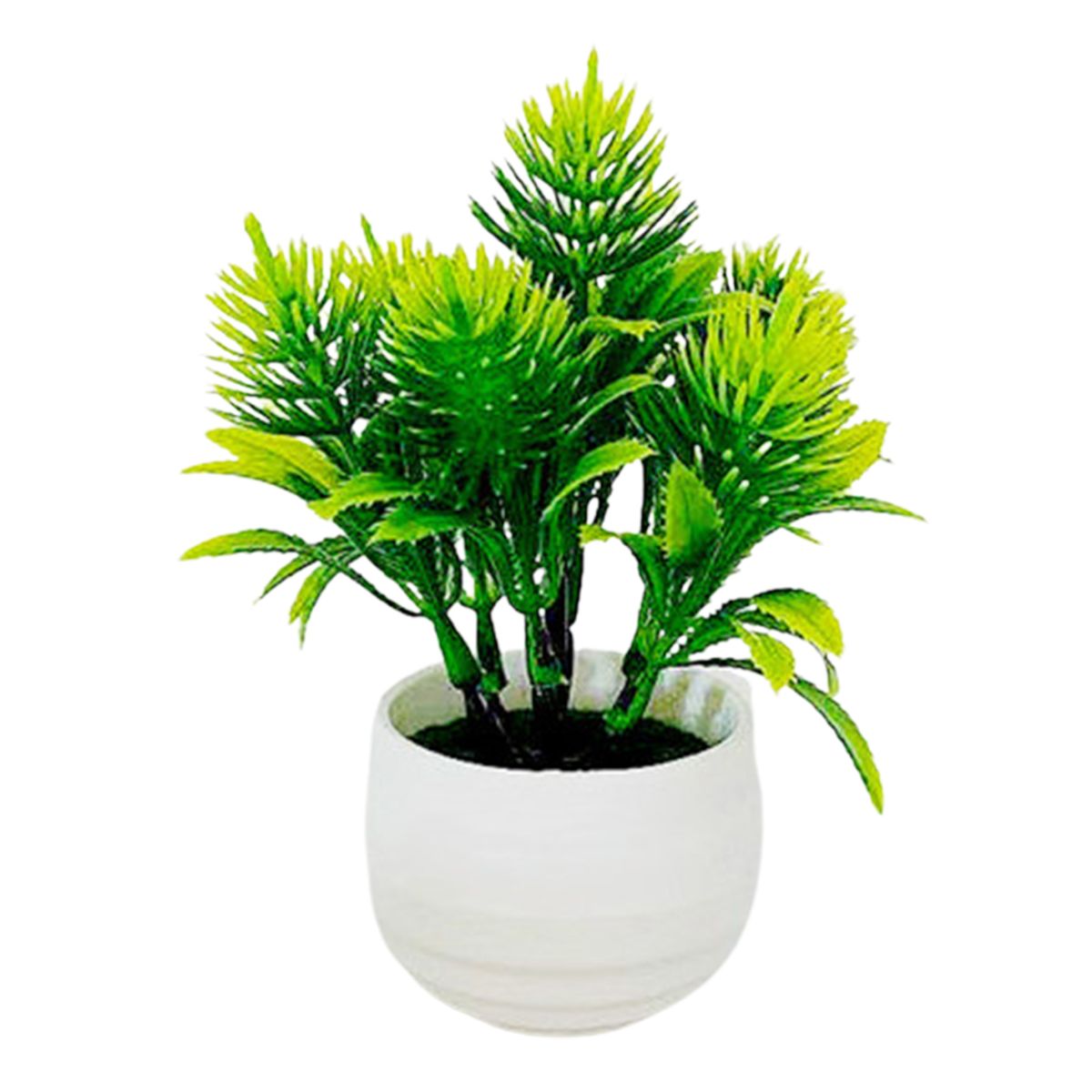 1 Set Simulation Bonsai Realistic Non-fading Plastic Artificial Large Pine Plants For Decorating-Green