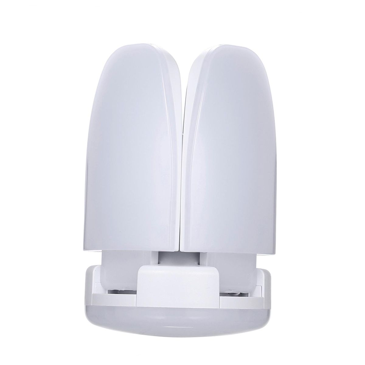 Tomshine LEDs Garage Light AC85-265V 60W Deformable Folding Ceiling Lights with 4 Adjustable Panels 6000-6500k Nature White Light for Garage Warehouse Workshop Basement Gym Kitchen