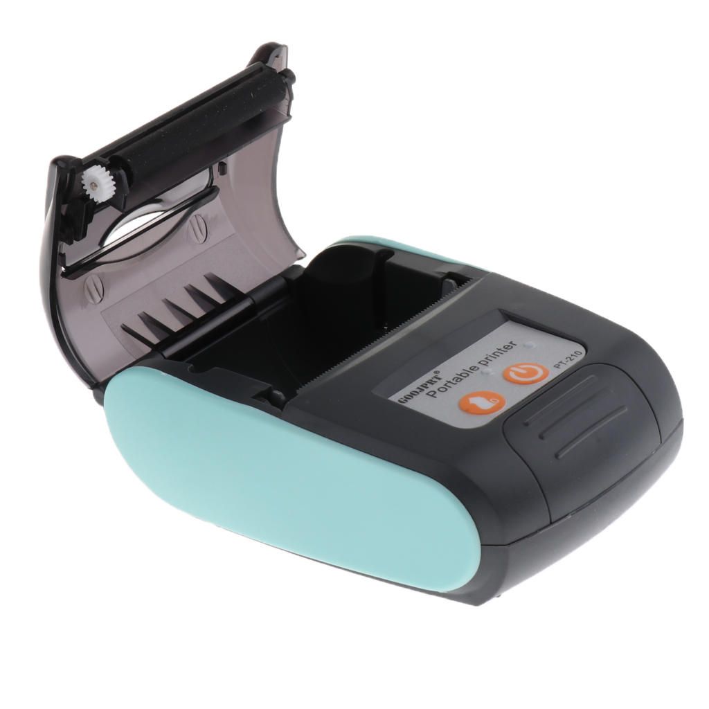 USB Thermal POS Receipt Printer 58mm Support Bluetooth 50 Light Blue