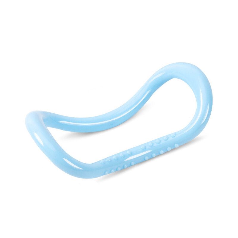 Resistance Pilates Rings Circle Gymnastic Aerobic Fitness Yoga Ring Workout Tool Suitable For Yoga/ Pilates/Fitness Blue