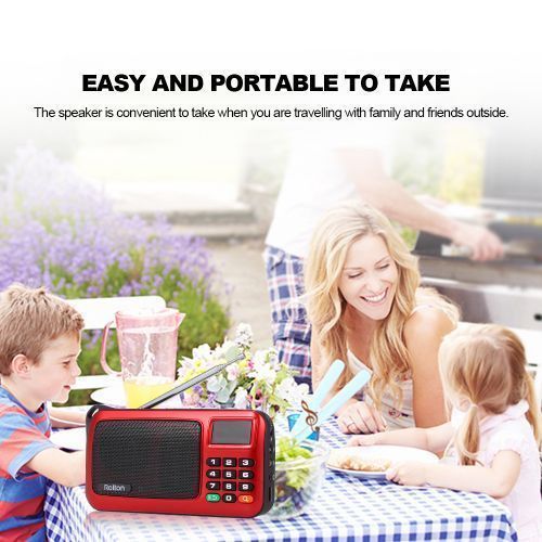 Rolton Rolton W405 FM Digital Radio Portable USB Wired Computer Spe