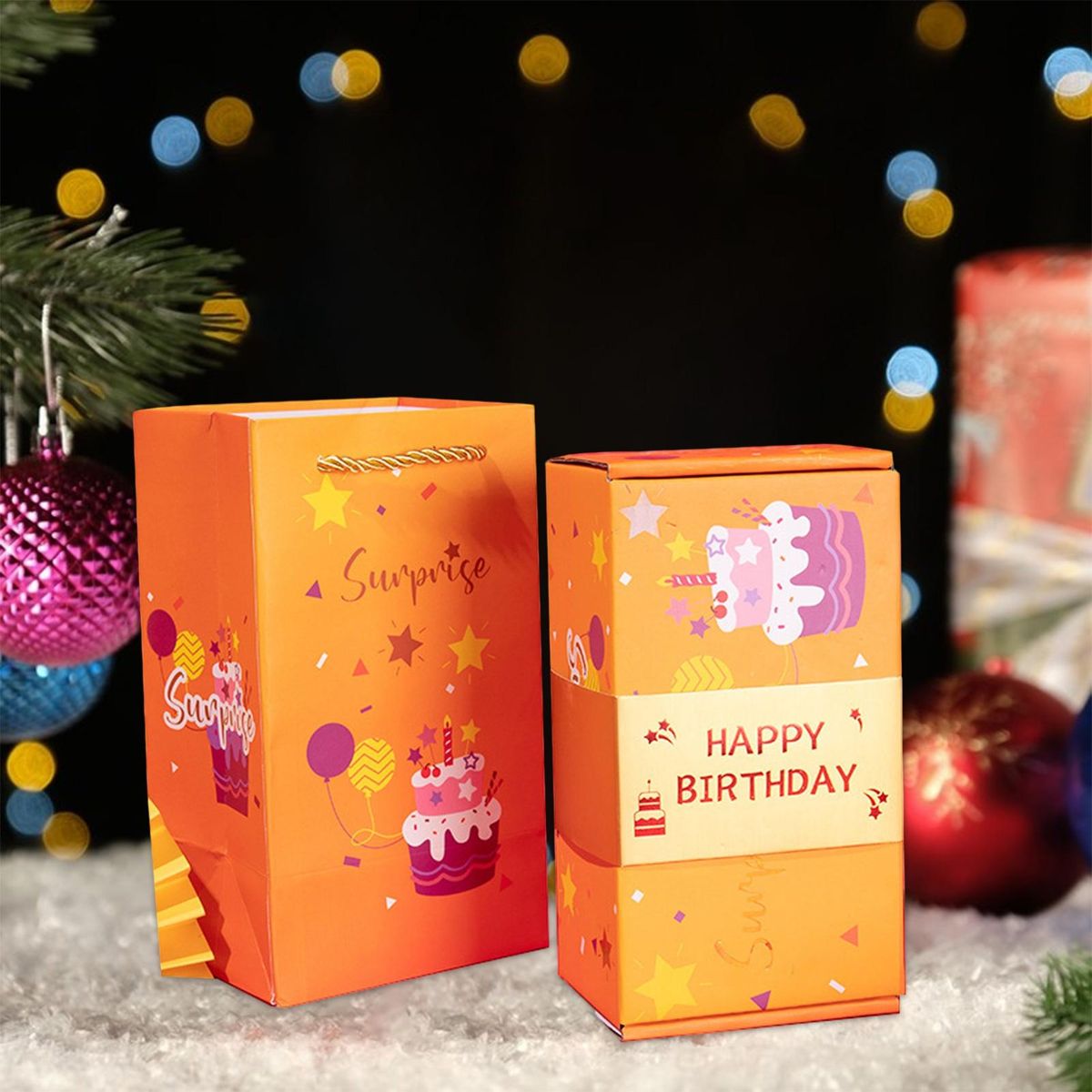 High-quality Cardboard Gift Box Surprise Bounce Gift Box for Gifting Yellow