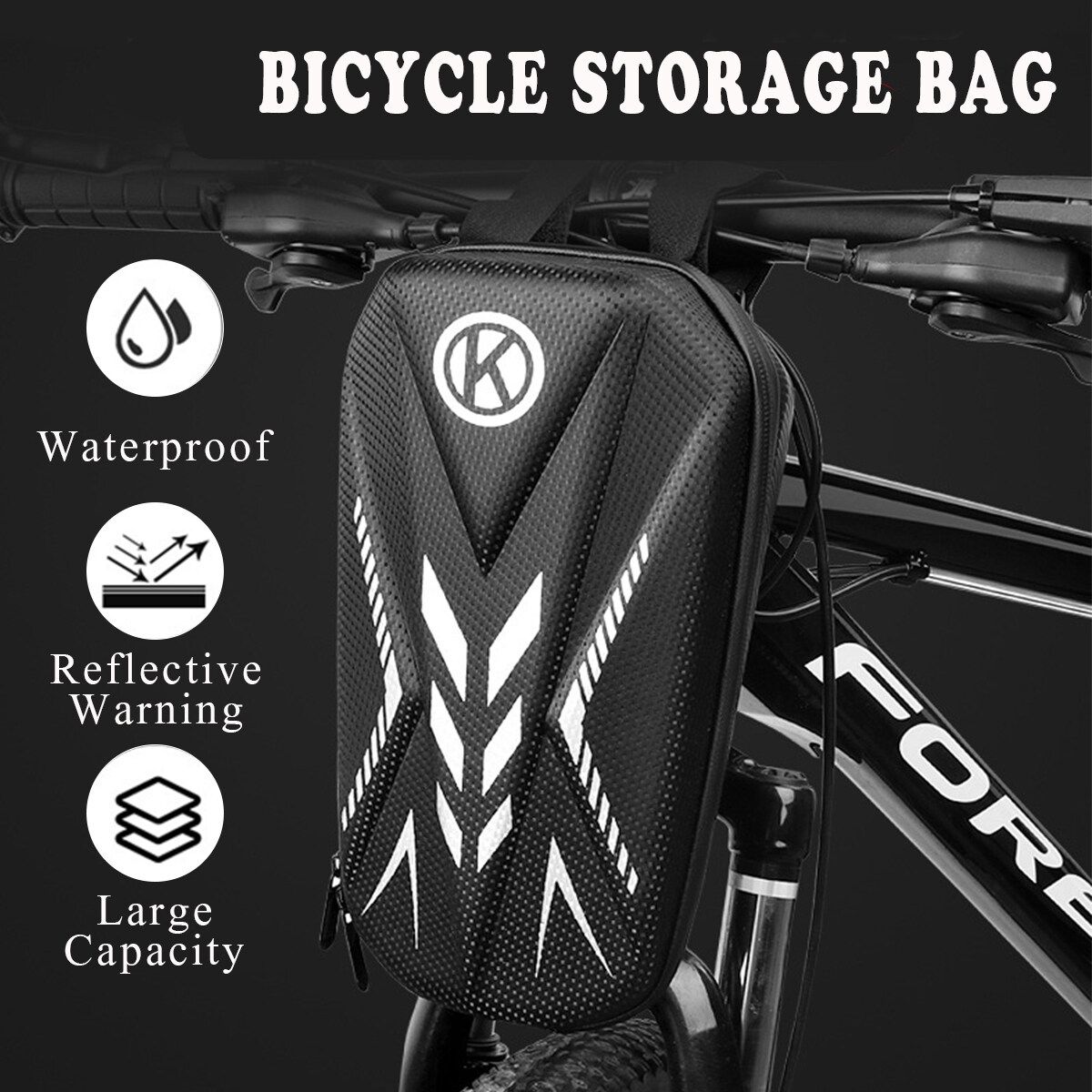 New Anti-Press Cycling Saddle Bag Waterproof Bicycle Seat Bag Rainproof Tools Bag Pouch Bike
