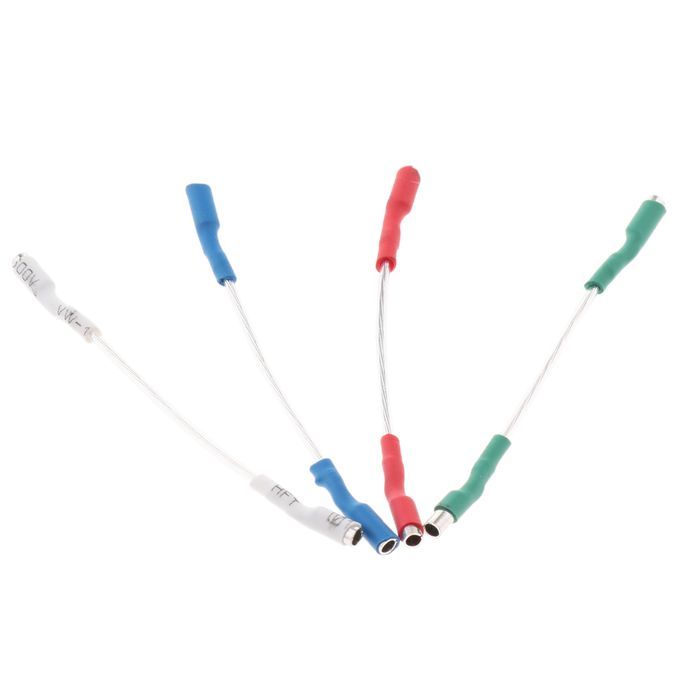 4 Pieces Premium Turntable Phonograph Wires Stereo  Headshell
