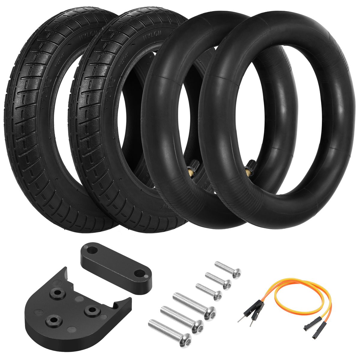 10 X 2.0 Inch Inflatable Inner Tube Outer Tire Wheel Set