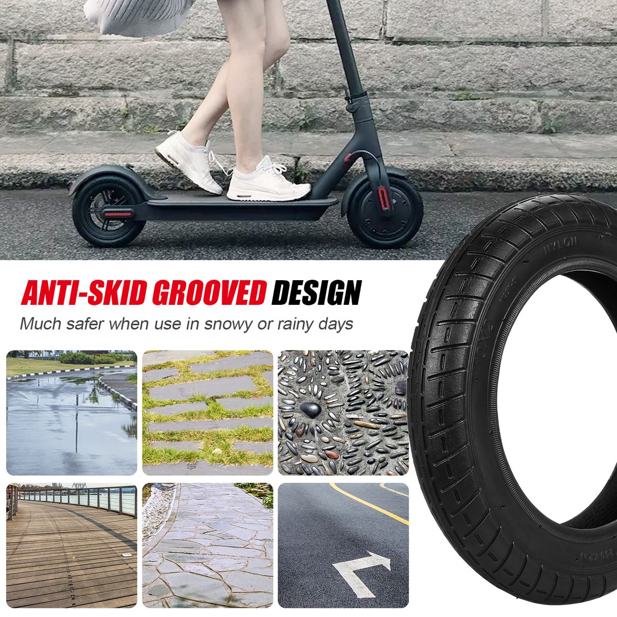 10 X 2.0 Inch Inflatable Inner Tube Outer Tire Wheel Set
