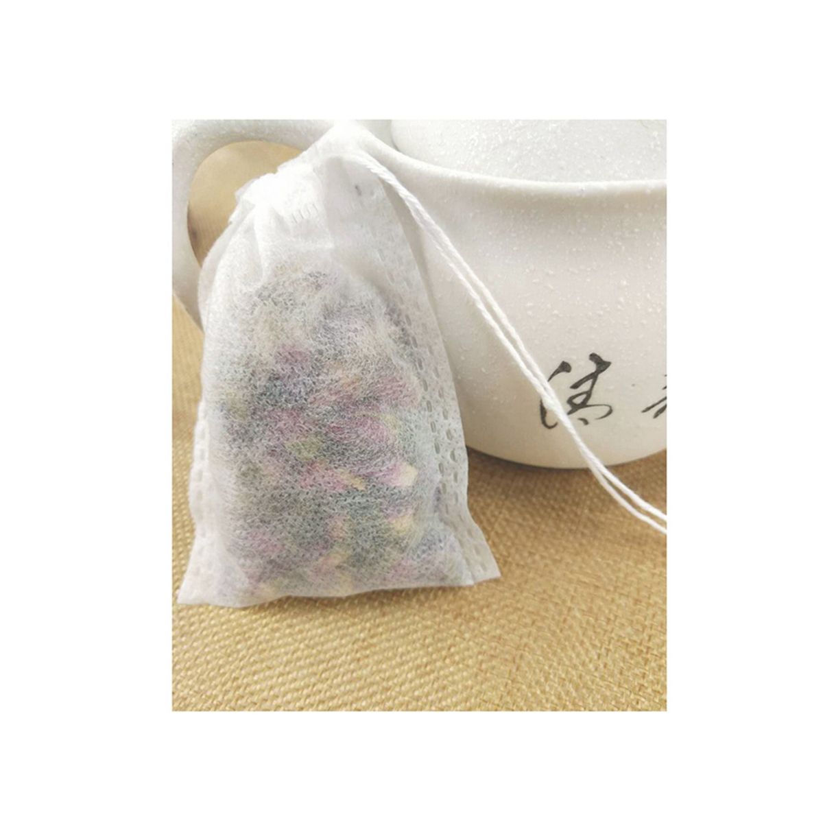 Pack Of 1000  5 X 7Cm Empty Scented Tea Bags with  Seal Filters for Loose Teas