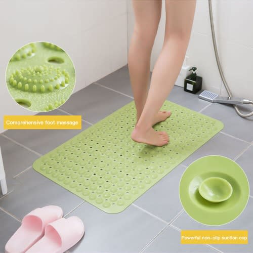 Bath Mat With Suction Cups Shower Mat - 38cmx76cm