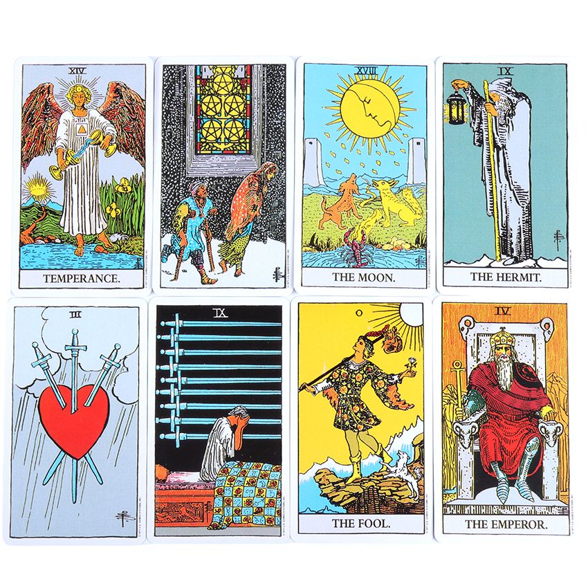 78 Cards Rider Waite Tarot Cards Guidance Divination Fate