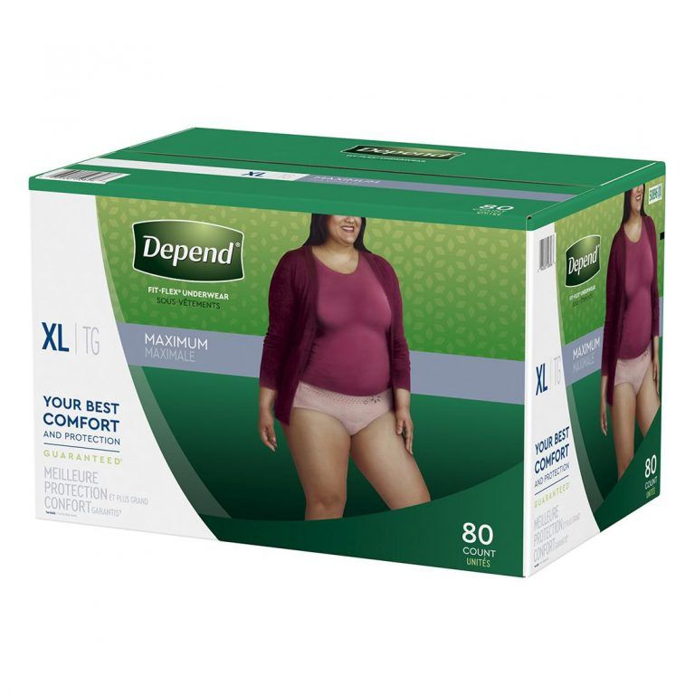 Fit-Flex Extra Large Maximum Absorbency Underwear For Women, 80 Ct.