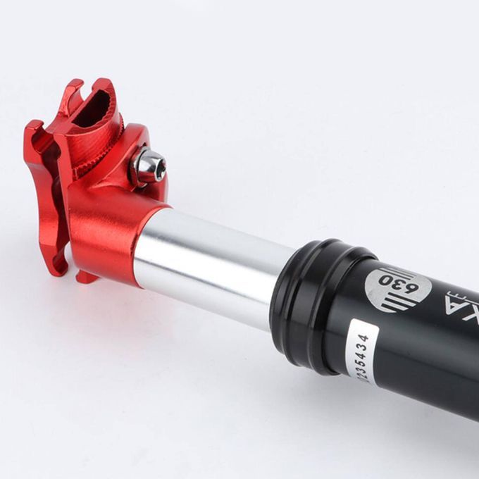 Bike Seatpost Alumium Alloy Oil Pressure Damping Seat 27.2mm Black Red