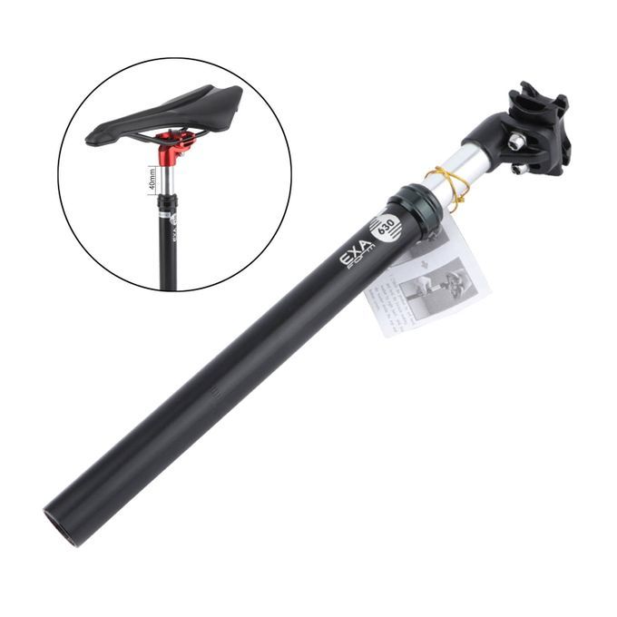 Bike Seatpost Alumium Alloy Oil Pressure Damping Seat 27.2mm Black