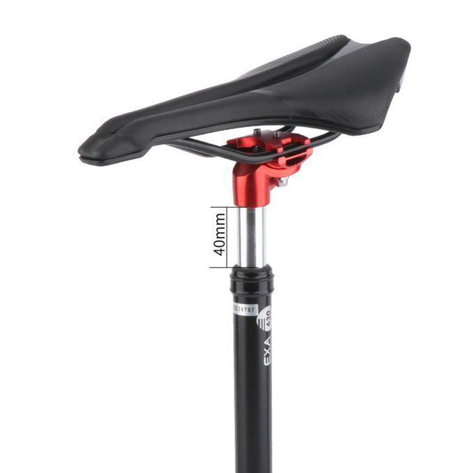 Bike Seatpost Alumium Alloy Oil Pressure Damping Seat 27.2mm Black