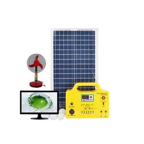 Solar Generator 30w With 6 Bulbs And One Free Inverter