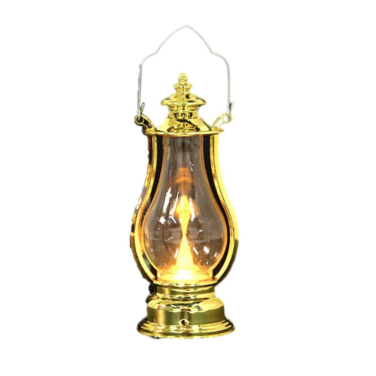Desktop Lantern Hanging LED Lantern Lamp Golden