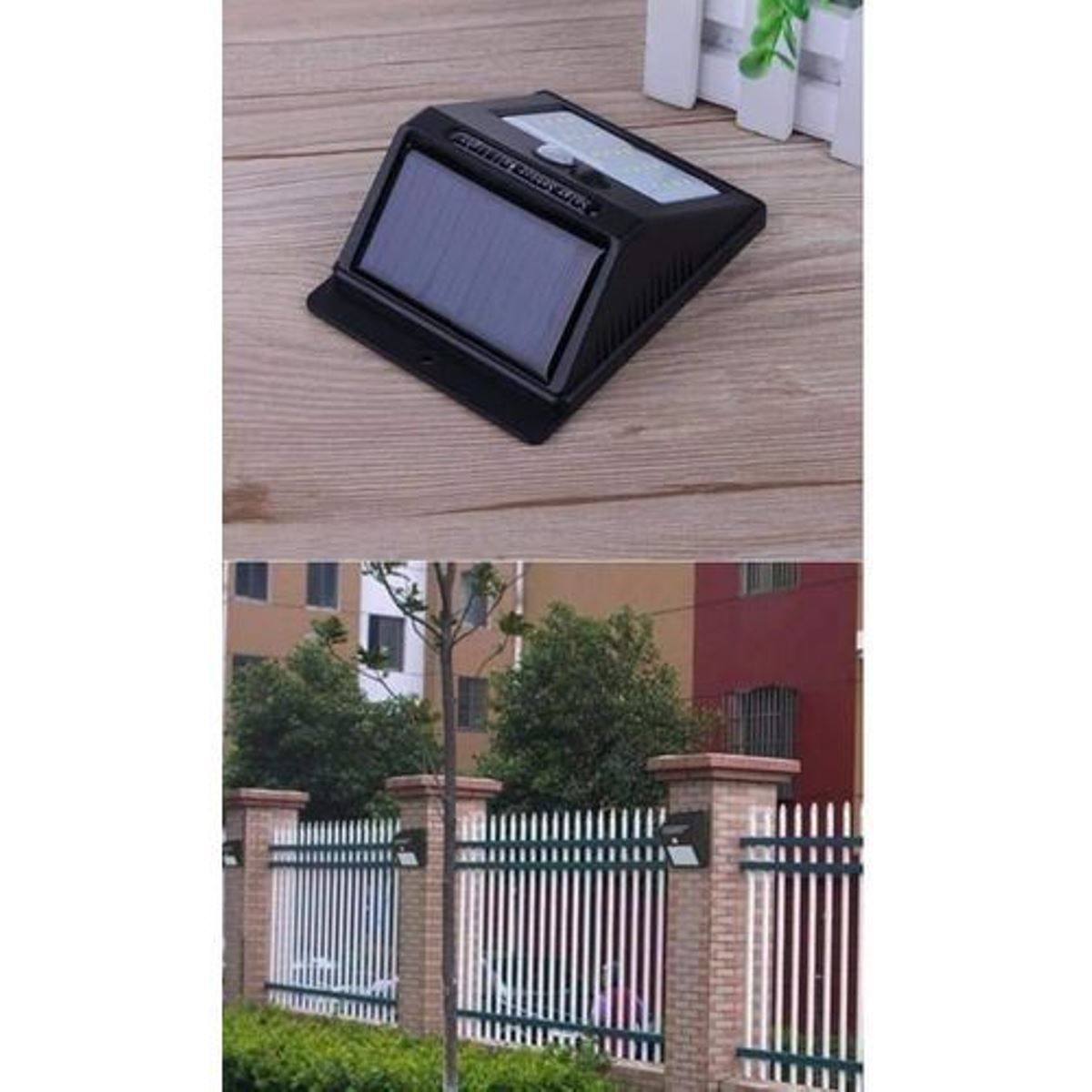 30 LED Solar Light Wall Lamp Waterproof Outdoor Garden 3Pack