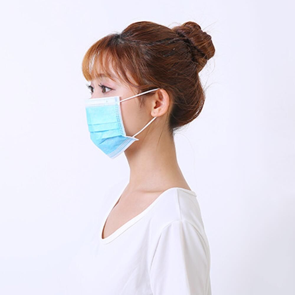 50PCS Disposable Mask Non-Woven Masks 3-Layer Comfortable