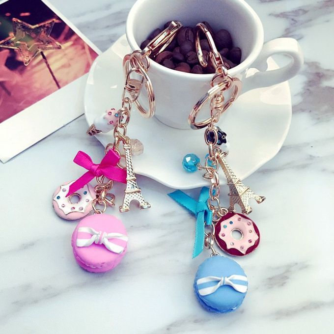 Reative Paris Tower   Key Hain  Andy  Olor  Ake I E   Bow Key  Hain-pink