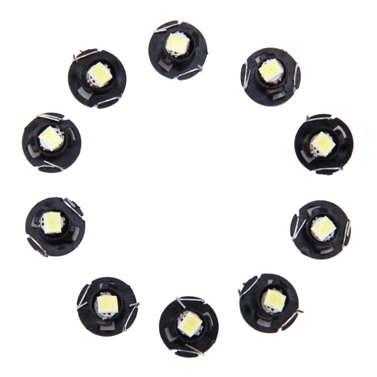 10 PCS 0.5W T4.2 Wedge Instrument Panel LED Light
