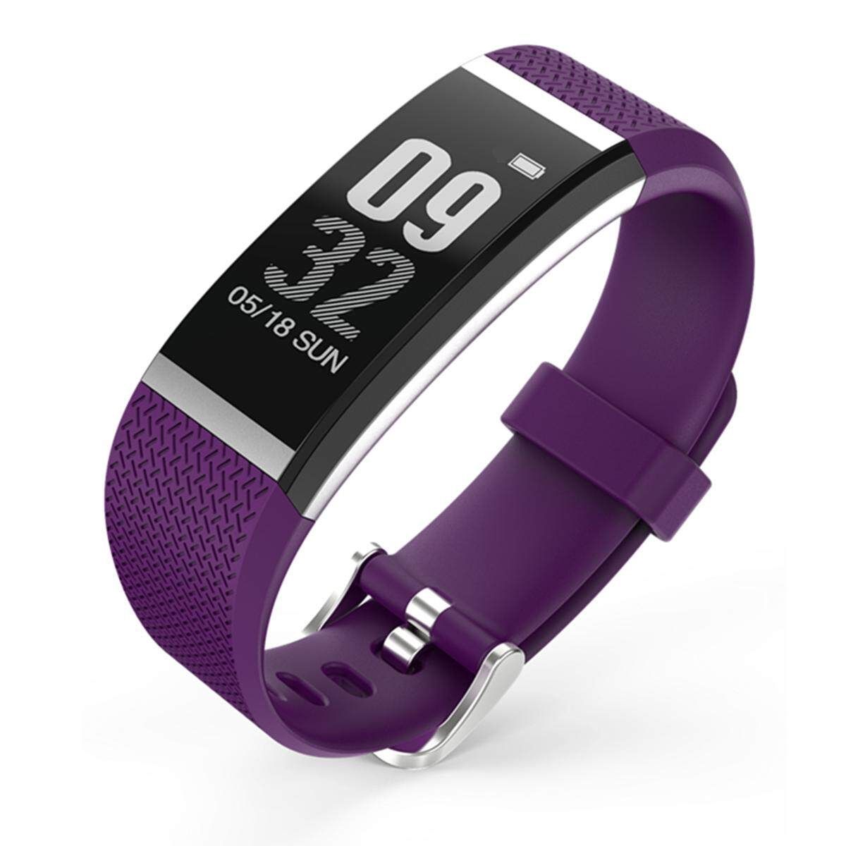 G18 0.96 Inch Full Touch Heart Rate Sport Smart Wristband For Mobile Phone -- Purple / Blue / Black Purple