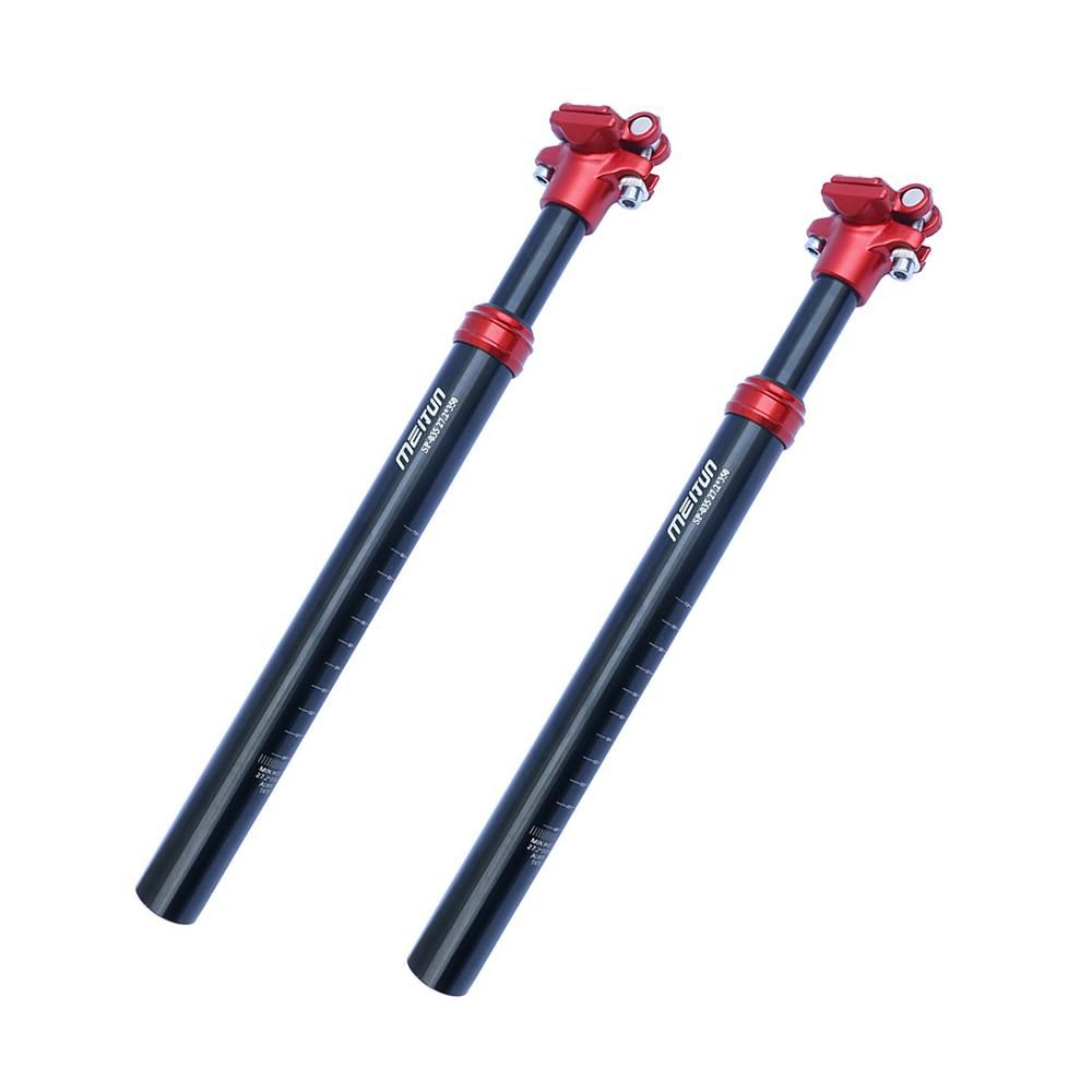 MTB Bike Suspension Seatpost Aluminum Alloy Bicycle Damping Seat Post Shock Absorber Seat Tube 31.6mm for Mountain Road Bike