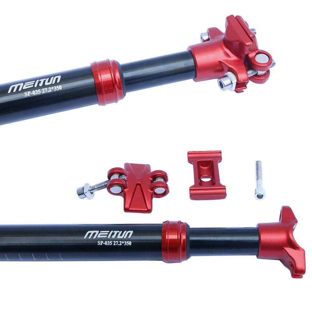 MTB Bike Suspension Seatpost Aluminum Alloy Bicycle Damping Seat Post Shock Absorber Seat Tube 31.6mm for Mountain Road Bike
