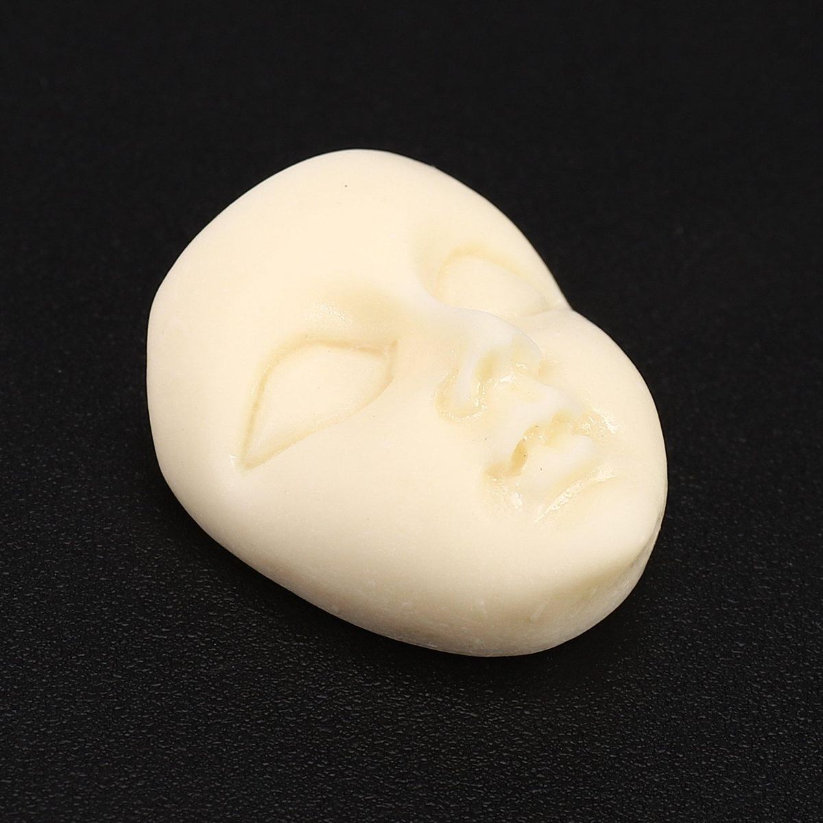 10Pcs Mini Masks Resin Mask Flatback Cabochon Beige Girl