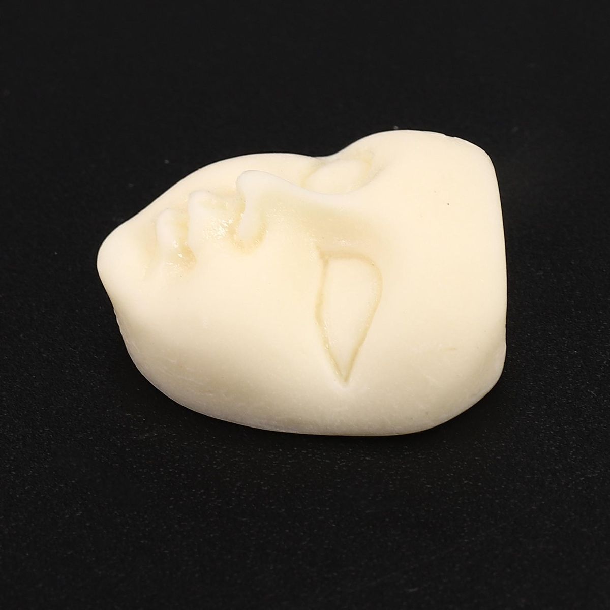 10Pcs Mini Masks Resin Mask Flatback Cabochon Beige Girl