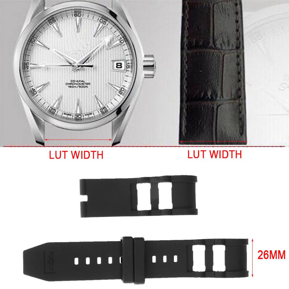26mm RUBBER WATCH BAND STRAP FOR INVICTA RUSSIAN DIVER