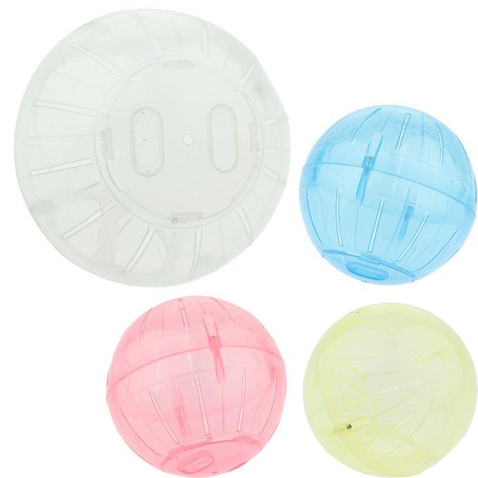 Pet Play Exercise Rodent Jogging Mice Hamster Gerbil Small Ball White