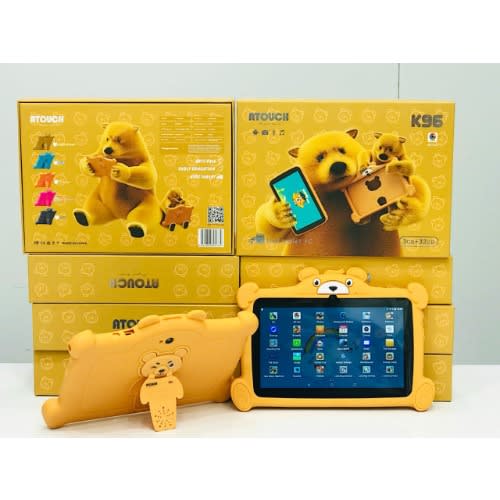 K96 Kids Android Learning Tablet- 3GB - 32GB -Yellow