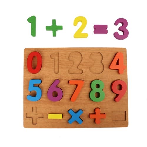 Wooden Number(1 To 9 ) Puzzle Toys For Kids