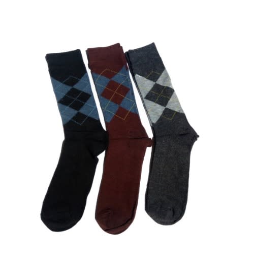 Argyl Socks - 3 Pack