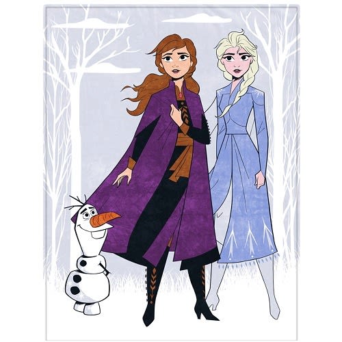 Frozen Oversized Plush Throw - 150 X 198 Cm