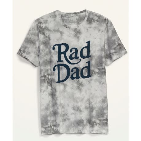 Tie Dye Graphic T-shirt For Men- Grey