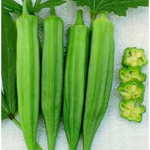 Clemson Spineless Okro Seeds - 100 Grams - 2 Tins