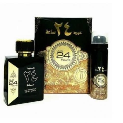 Oud 24 Hours -100ml with free Deo spray