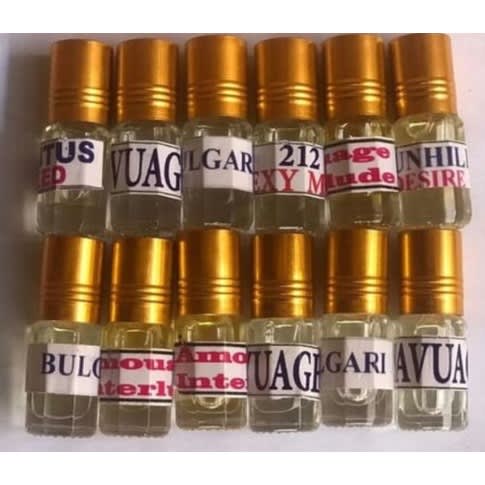 Unique Perfume Oil -3mlx12Pieces