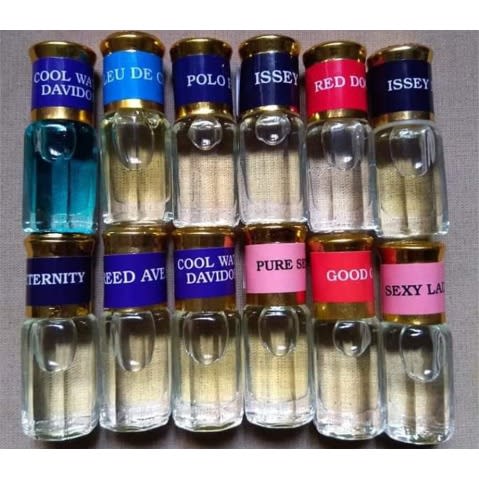 Unique Perfume Oil -3mlx12Pieces