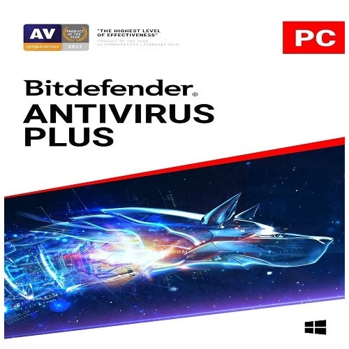 Bitdefender Antivirus Plus - 3pc - 1 Year