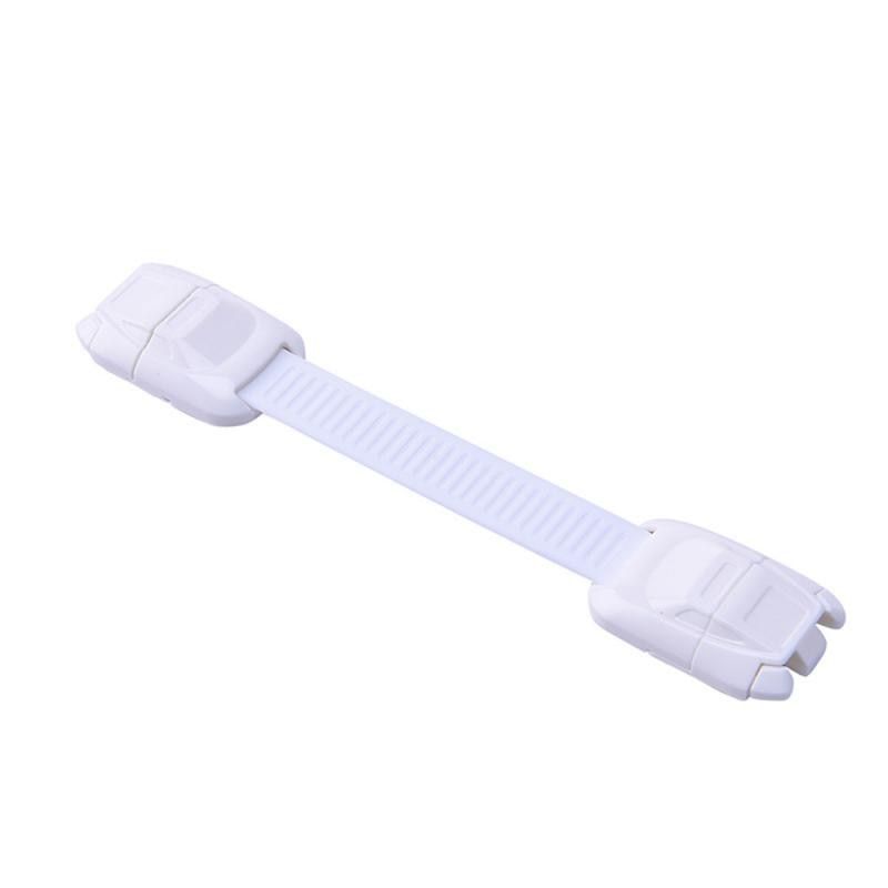Baby Safety Lock Double Buckle Refrigerator Closet Drawer Anti-Pinch Cartoon Solid Kids Multi-function Window Security Door Lock