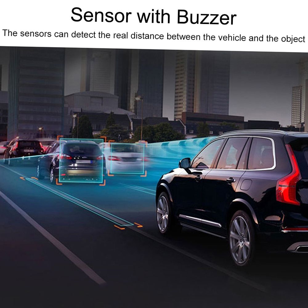 Car Auto 4-Sensor Parking Radar Kit Reverse Radar Alarm
