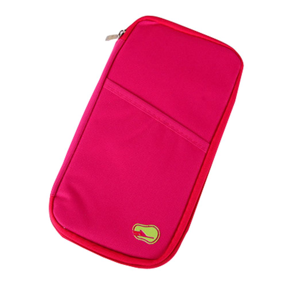 Travel Multifunction Bag Pouch Passport ID Credit Card Wallet Cash Holder Case