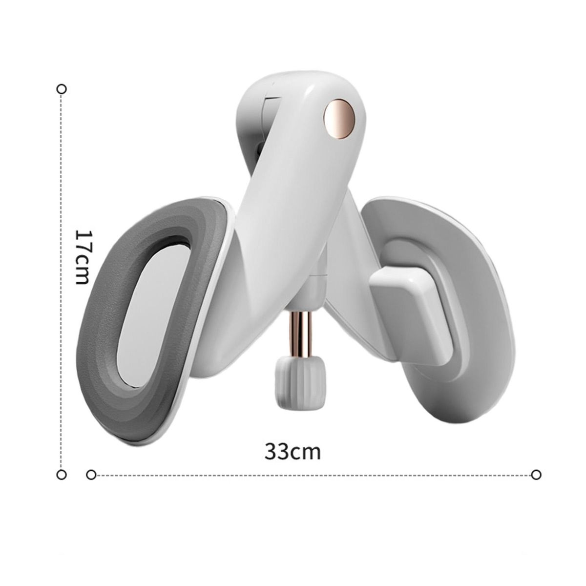360-degree Rotatable Thigh Toner Pelvic Floor Trainer Grey