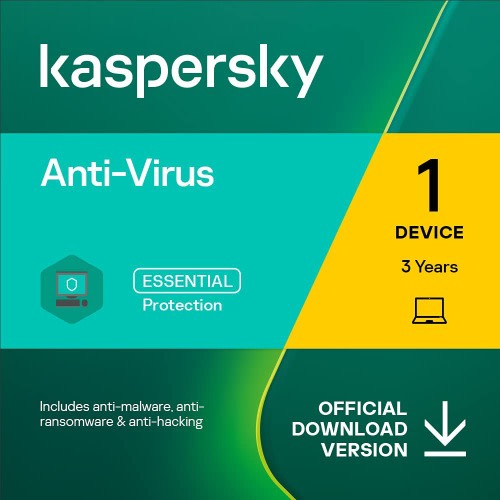 Kaspersky Anti-virus 2022 - 1 Device - 3 Years - PC