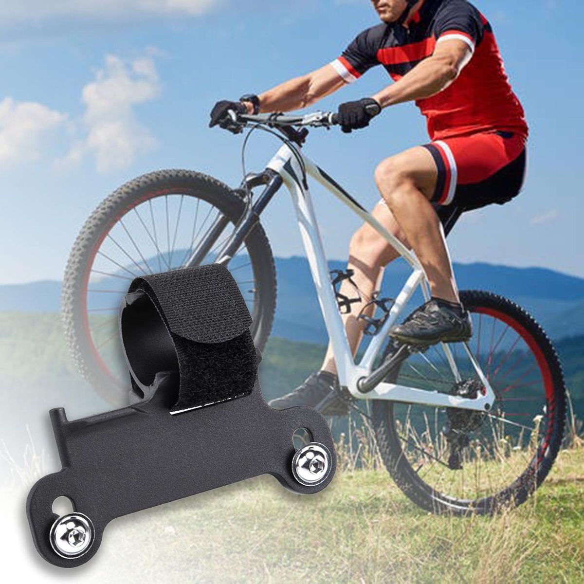 1 Set Air Clip Inflatable Tyre Mini Clip Mount Black