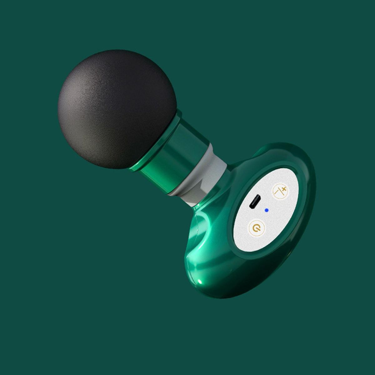 Mini Muscle Massager Wireless Handheld Mini Massager for Tissue Muscle Green