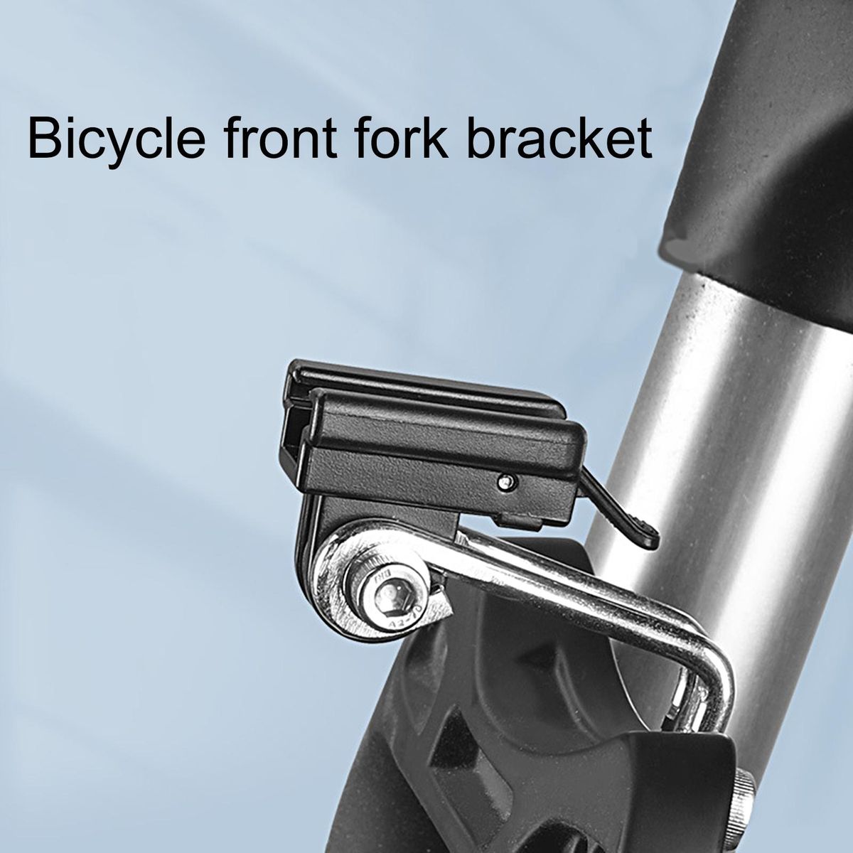 Bicycle Headlight Bracket Standard Thread Bike Front Fork Bracket Black