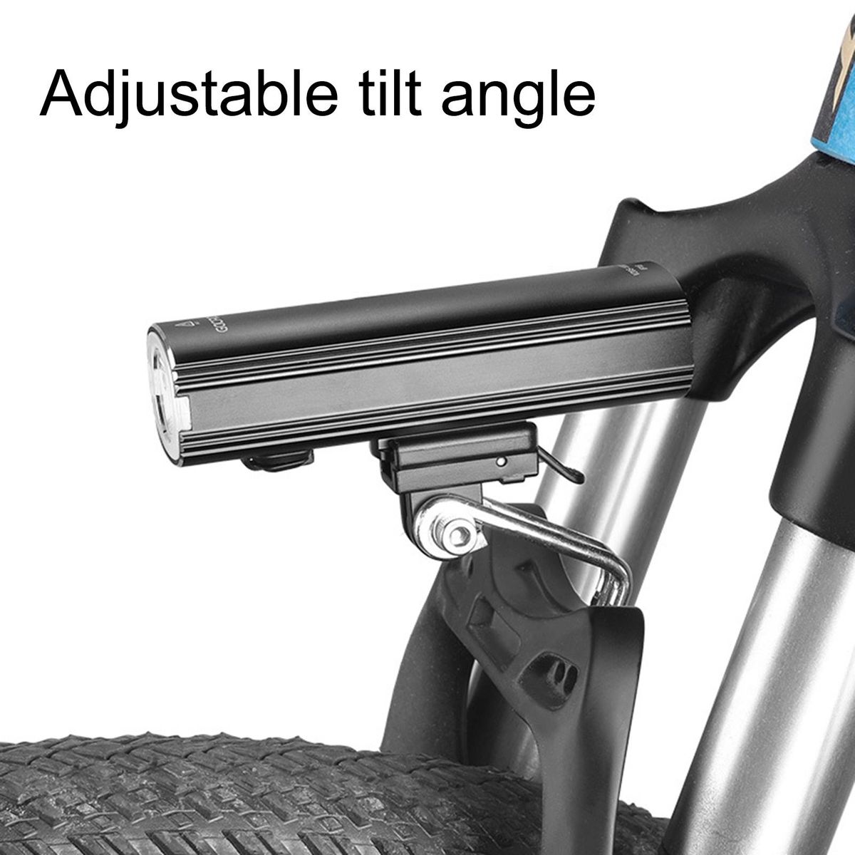 Bicycle Headlight Bracket Standard Thread Bike Front Fork Bracket Black