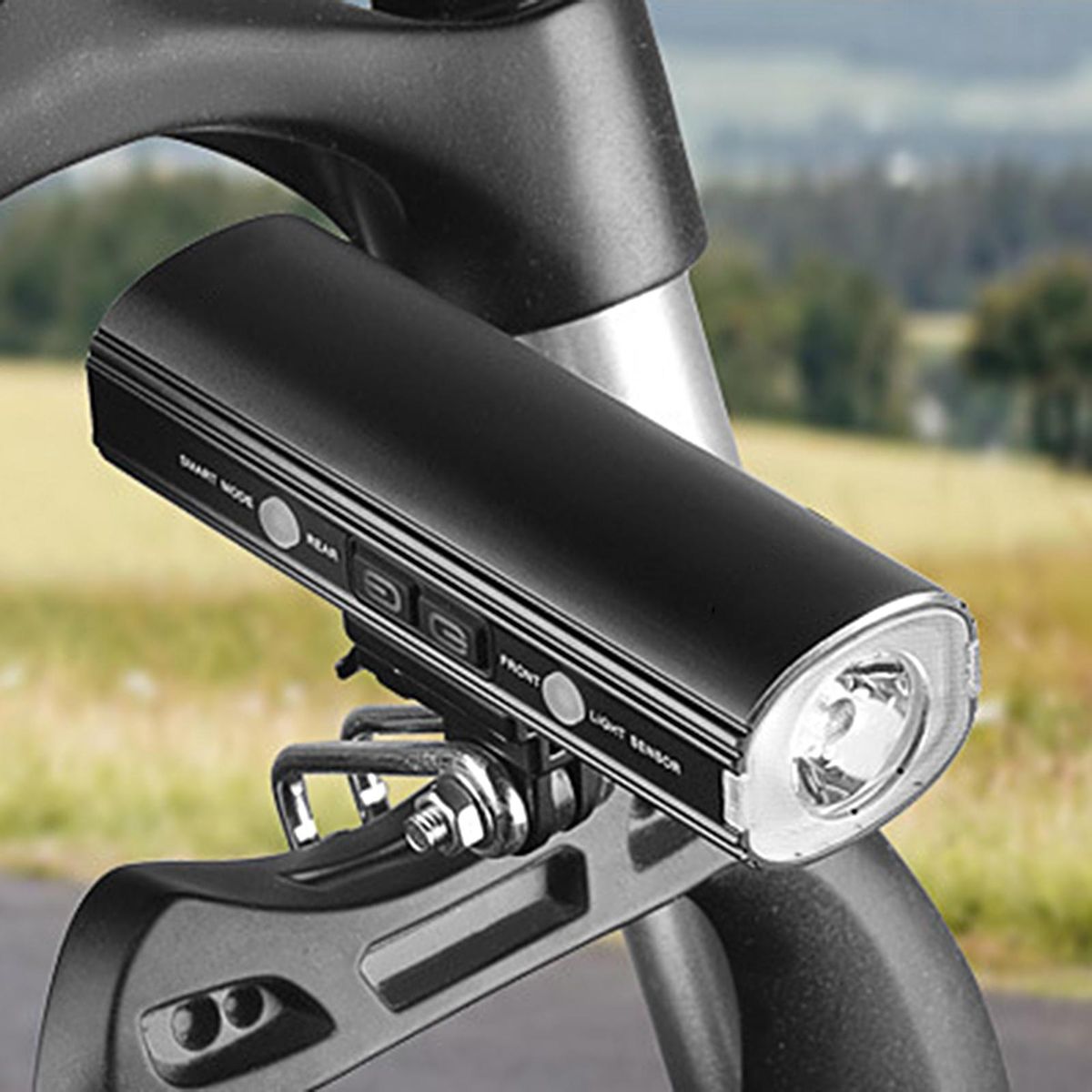 Bicycle Headlight Bracket Standard Thread Bike Front Fork Bracket Black